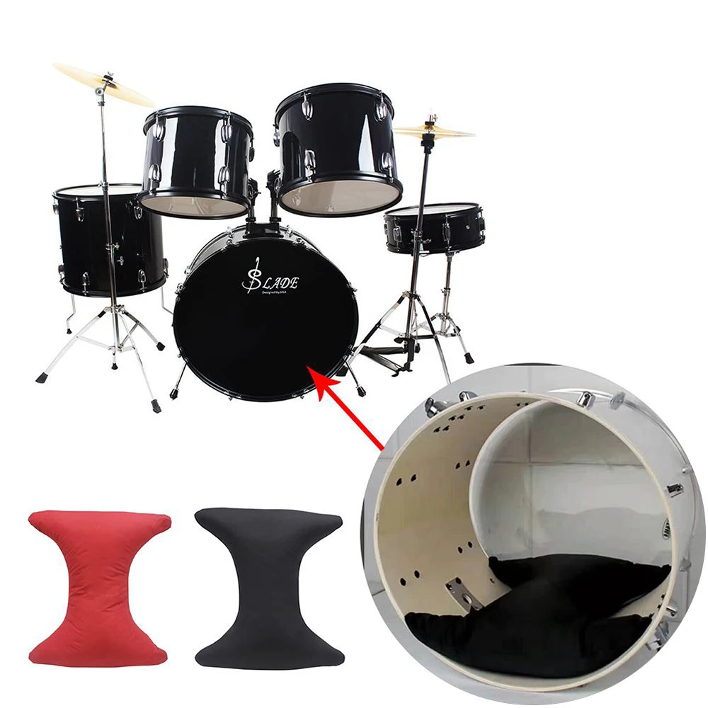 Bass Drum Pillow Jazz Drum Damper Muffling Tool High Quality Fiber Mute Pad Percussion Instrument Part Drum Set Kit Accessories enlarge