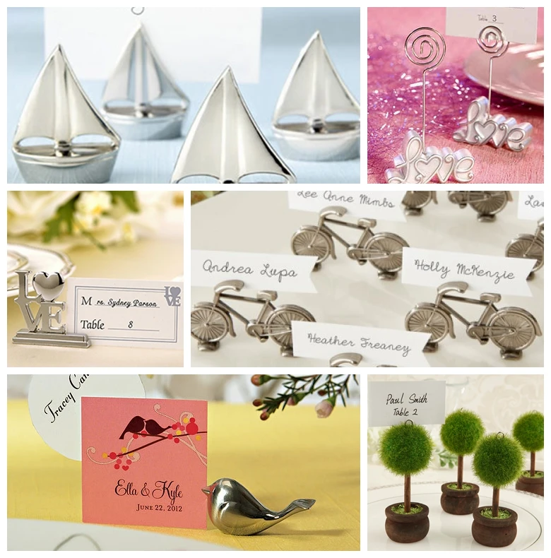 1 шт. любящее сердце с отделением для карт и место гостя держатели свадьбы