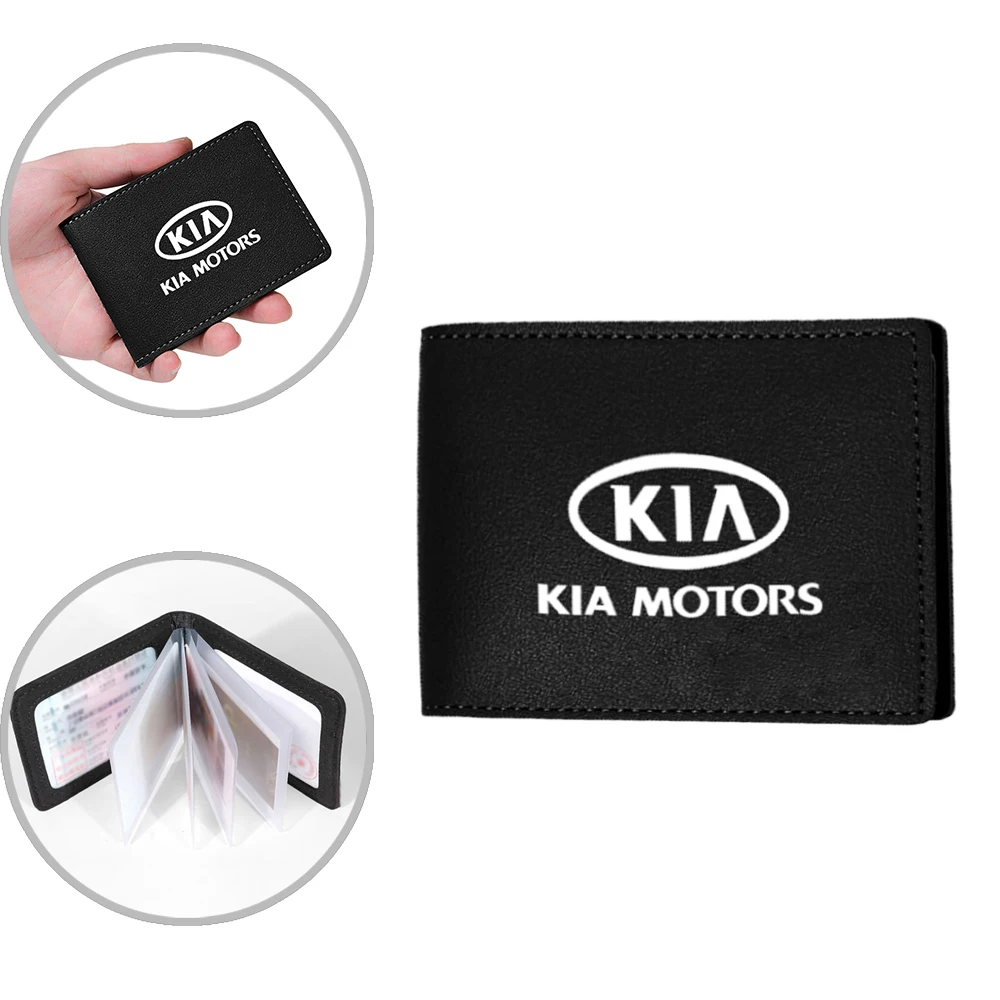 

ID Card Bag Business Credit Card Car Driver License Card Bag Bus Card For KIA Cerato Sportage R K2 K3 K5 RIO 3 4 Sorento