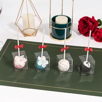 single cake pop boxes stand with hole 34 x 1 34 x 2 small plastic treat packaging for wedding party favors baby shower