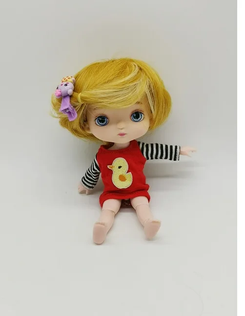Doll and wig dress 3 16 см Соединенные куклы тела, как кукла-холал - Цвет: Doll and wig dress 3