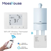 wifi smart thermostat wall hung gas boiler heating temperature controller work with alexa google home