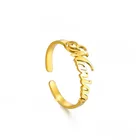 Новинка 2021, кольцо с именем влюбленных на заказ из нержавеющей стали, простое модное кольцо с именем на заказ для женщин и мужчин, рождественские ювелирные изделия, подарок