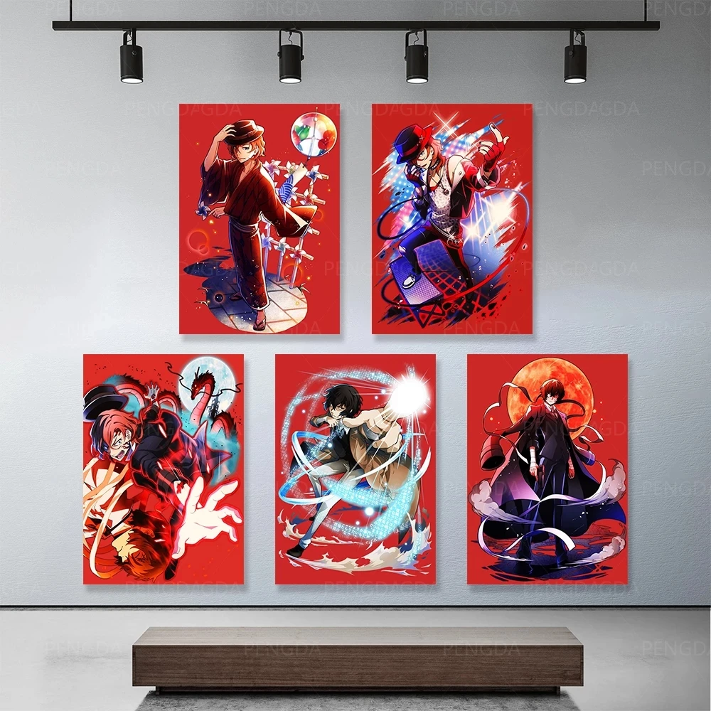 

Canvas Paintings Wall Art Home Decoration Bungo Stray Dogs Poster HD Prints Modular Pictures Animation Living Room No Framework