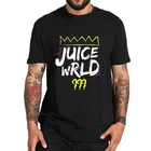 Футболка Juice Wrld в стиле хип-хоп, мягкая удобная хипстерская рубашка с принтом рэпера, в подарок, европейские размеры