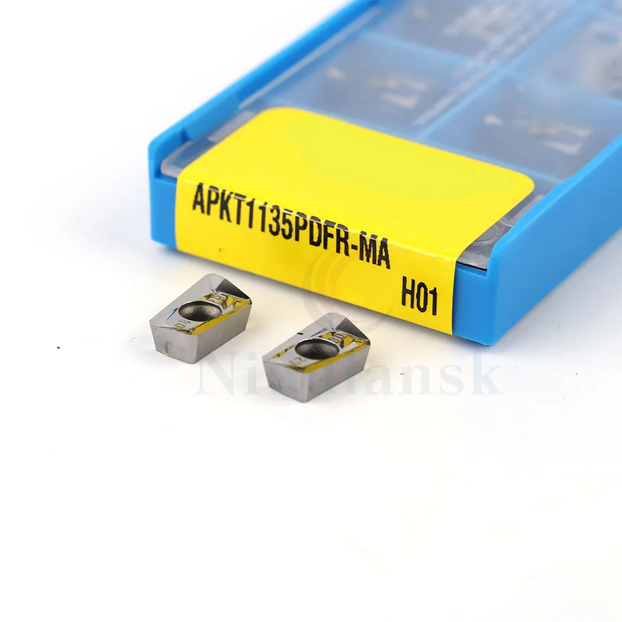 10 шт. APKT1604 PDFR APKT 1604 MA3 H01 алюминиевый резак лезвие фрезы токарный инструмент ЧПУ