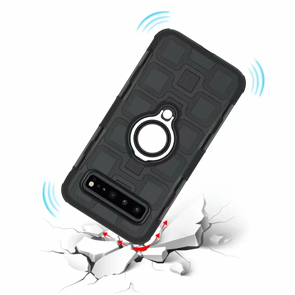 Чехлы для Galaxy S10 Plus гибридный жесткий чехол с магнитным креплением в автомобиле