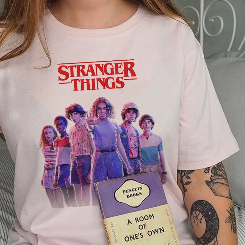 Футболка женская с забавным фильмом очень странные дела|Футболки| |
