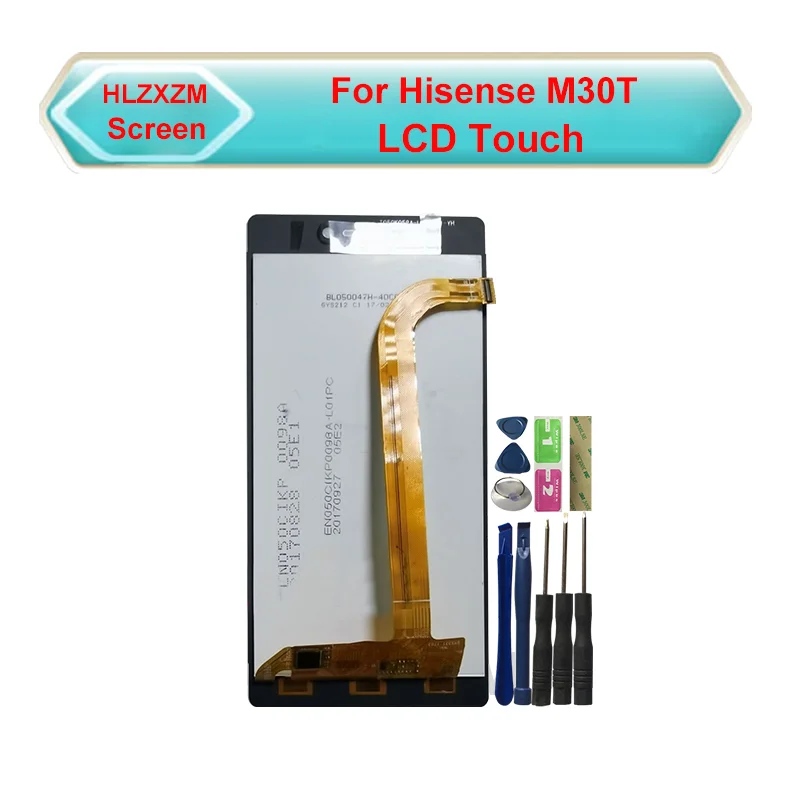 

Для Hisense M30T ЖК-дисплей Дисплей с кодирующий преобразователь сенсорного экрана в сборе Сменные с сенсорным экраном инструменты + 3M Стикеры