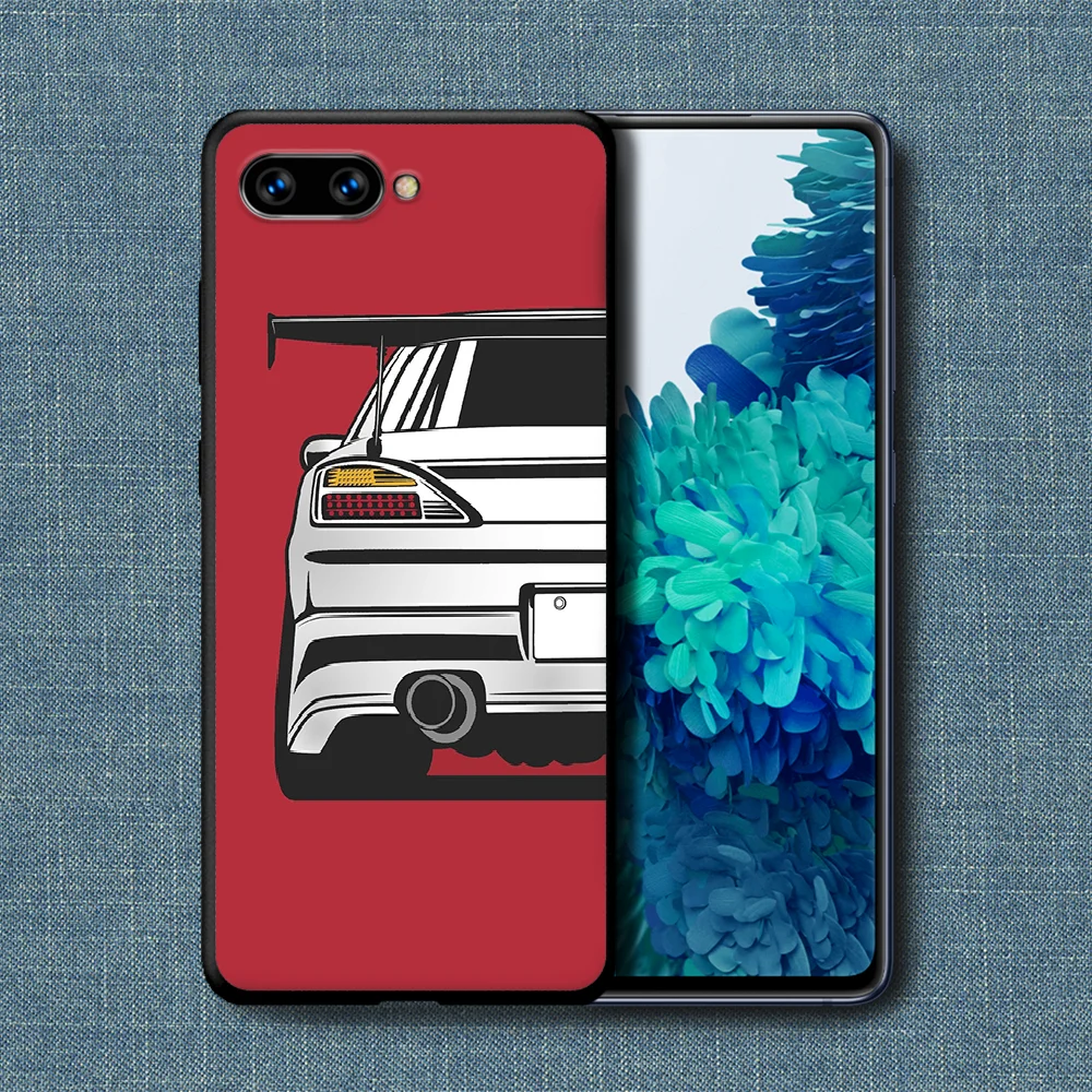 

JDM COOL Car Cartoon Phone Case For Huawei Honor 6A 7A 7C 8 8A 8X 9 9X 10 10i 20 Lite Pro Play black Prime Pretty Coque Painting