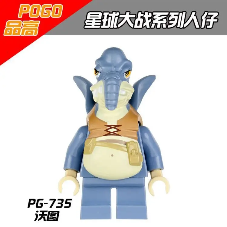 PG8067 8 шт./лот Mace Windu Trooper Ewok деревня Tokkat Wicket Logray строительные блоки кирпичи детские