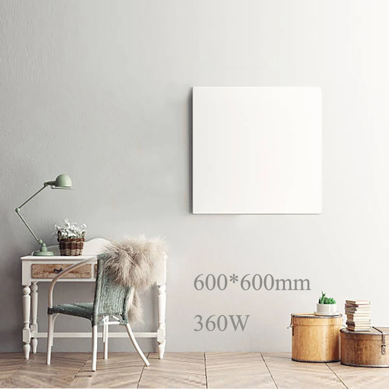 Far Infrared Heating Panel With Thermostat Carbon Crystal Heating Film 600*600mm Frameless 360W Handy House Heaters NF-360