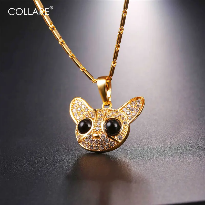 Collare собака кулон Чихуахуа золотого/серебряного цвета ожерелья и кулоны