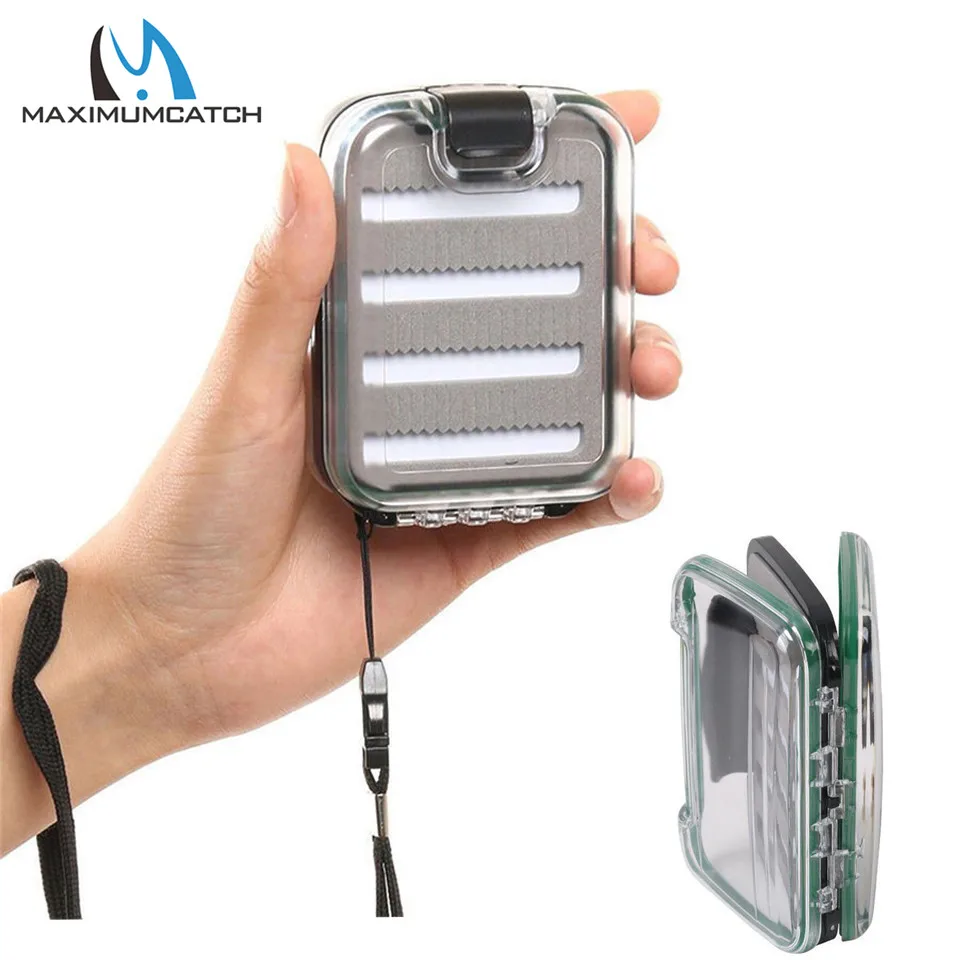 Maximumcatch NDS Двусторонняя водонепроницаемая рыболовная коробка для ловли нахлыстом