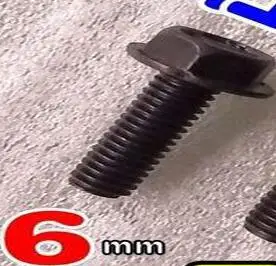 

4pcs Dia 6MM Hex Head Left Hand Thread Screw Cutting Saw Blade Bolt M6 Tools