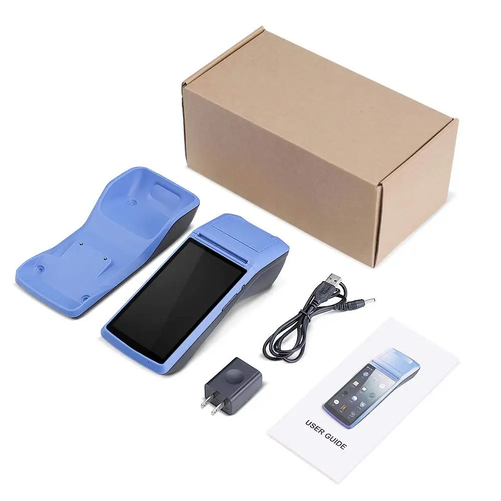POS терминал NETUM PDA Android чековый принтер ручной Bluetooth Wi Fi 3G NFC сборщик данных