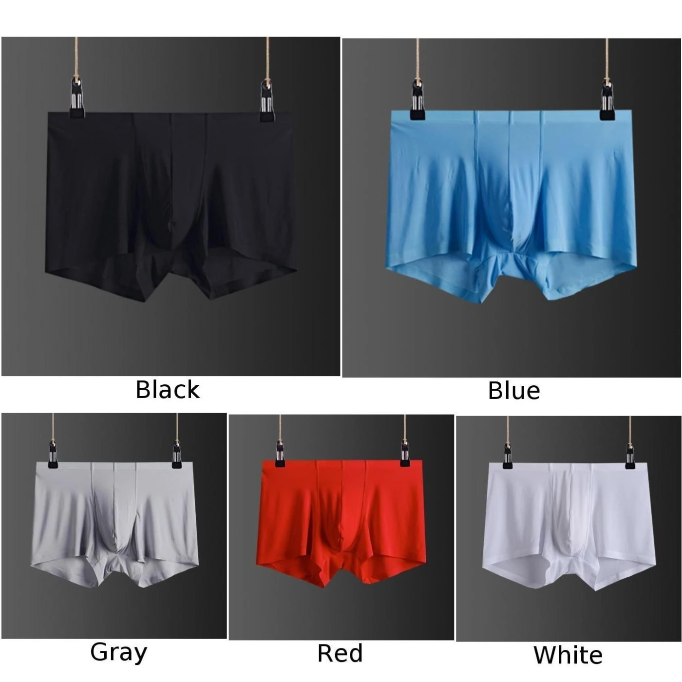 

Men's Underwear Ultra-thin Sexy Breathable Underwear Quick-drying Boxer Briefs Ultra-thin Sexy Breathable Ice Silk Seamless