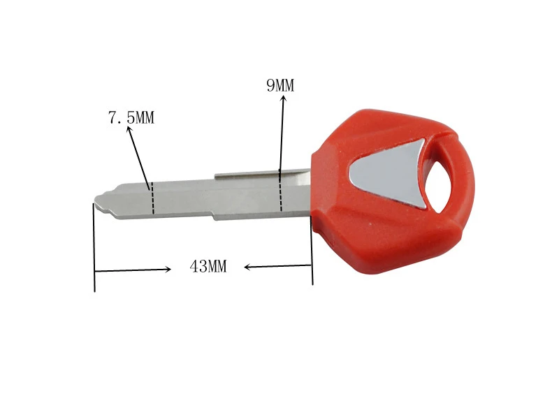 Moto Blue for YAHAMA YZF R1 R6 FZ1 FZ4 FZ6 FZ8 XJ6 XJRSingle Trough key Motorcycle blank with blade | Автомобили и мотоциклы