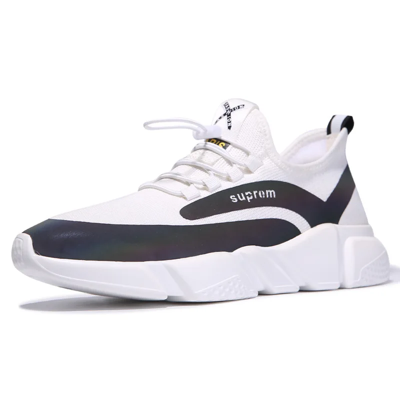 Новая мужская модная обувь 2019 г. Модные спортивные кеды маленькие белые туфли