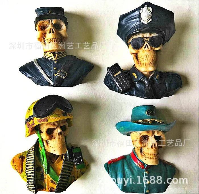 World WarII Totenkopf Американский британский немецкий японский солдат набор магнитов на