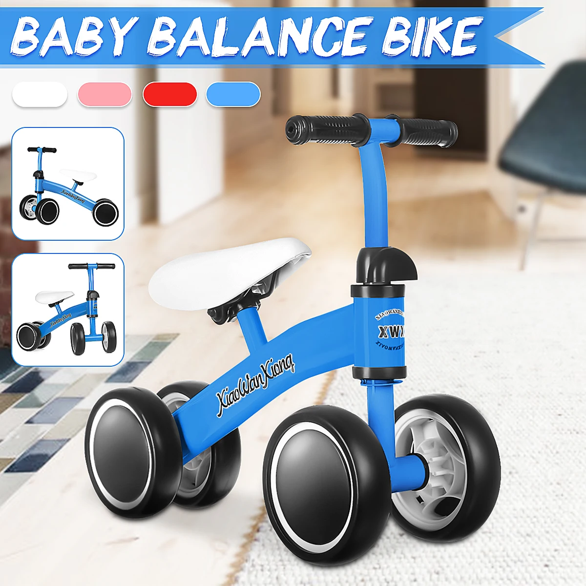 

Детский балансировочный велосипед ходунки Детская игрушка для детей для обучения ходьбе трехколесный велосипед Скутер без педали