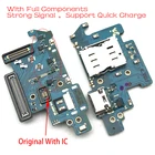 Док-разъем Micro USB зарядное устройство порт зарядки гибкий кабель плата для Samsung Galaxy A80 A805F с микрофоном запасные части