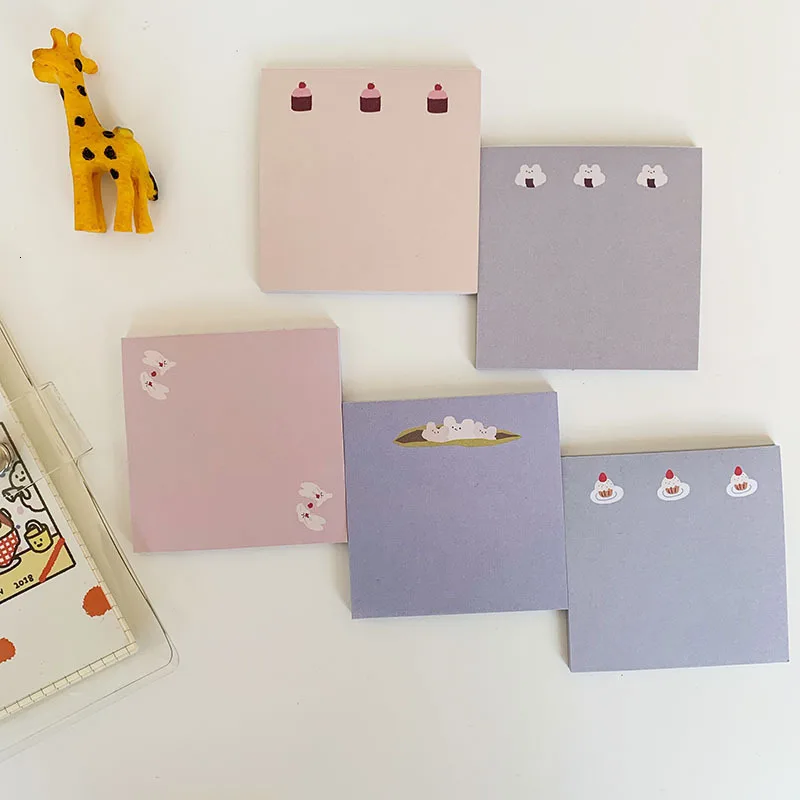 SIXONE 50 листов Ins милая девочка без когеона Оставьте сообщение бумага для студентов