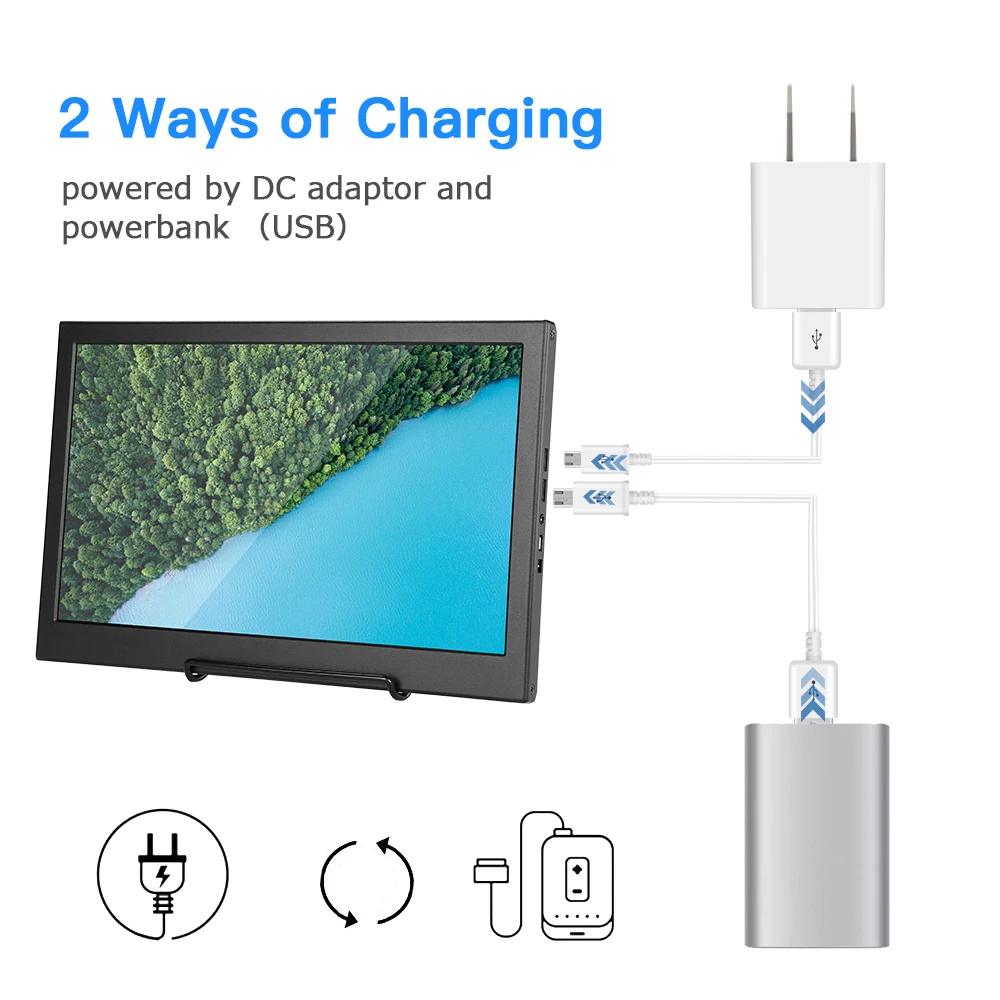 Eyoyo 13 3 &quotIPS портативный монитор второго экрана 2560x1440 QHD 2K HDMI игровой дисплей для
