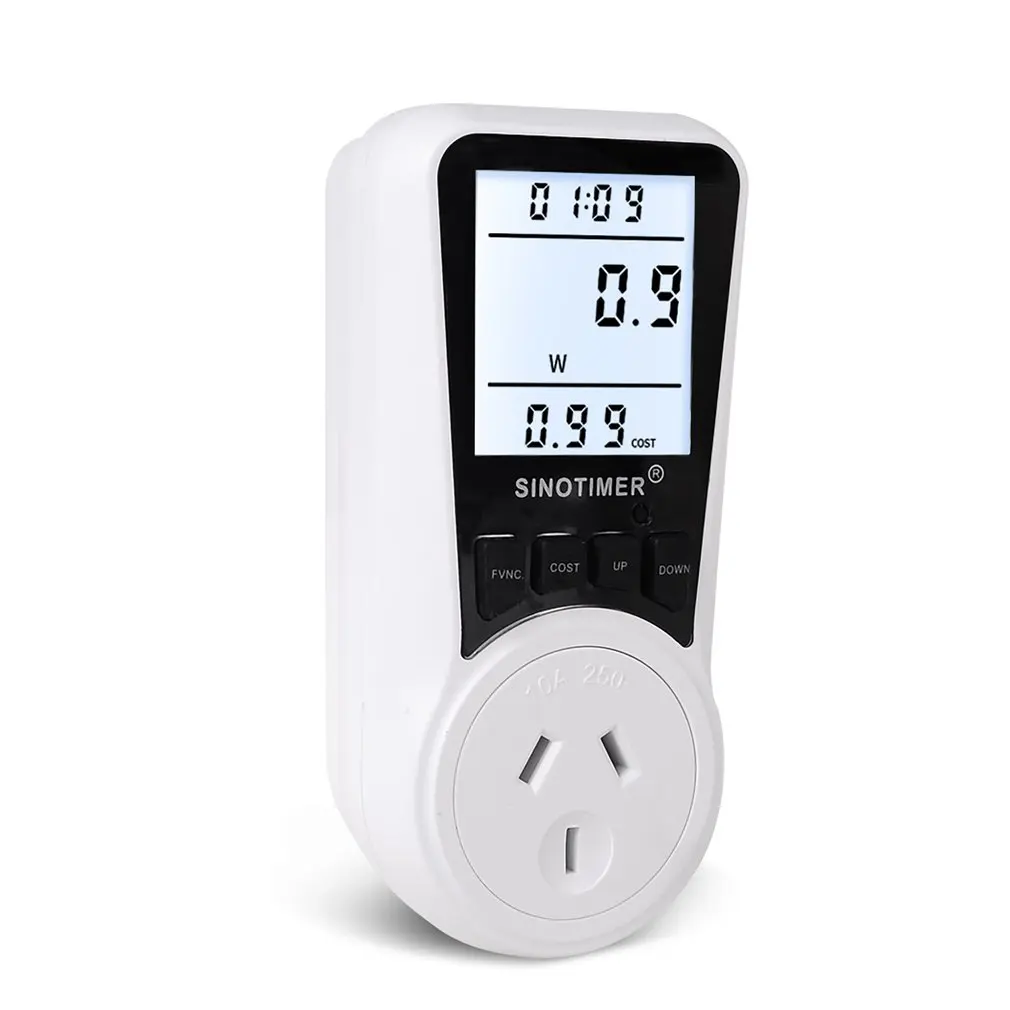 

Electricity Usage Monitors Energy Power Electrical Power Consumption Watt Meter Plug-in Socket Power Kilowatt Wattage Meter