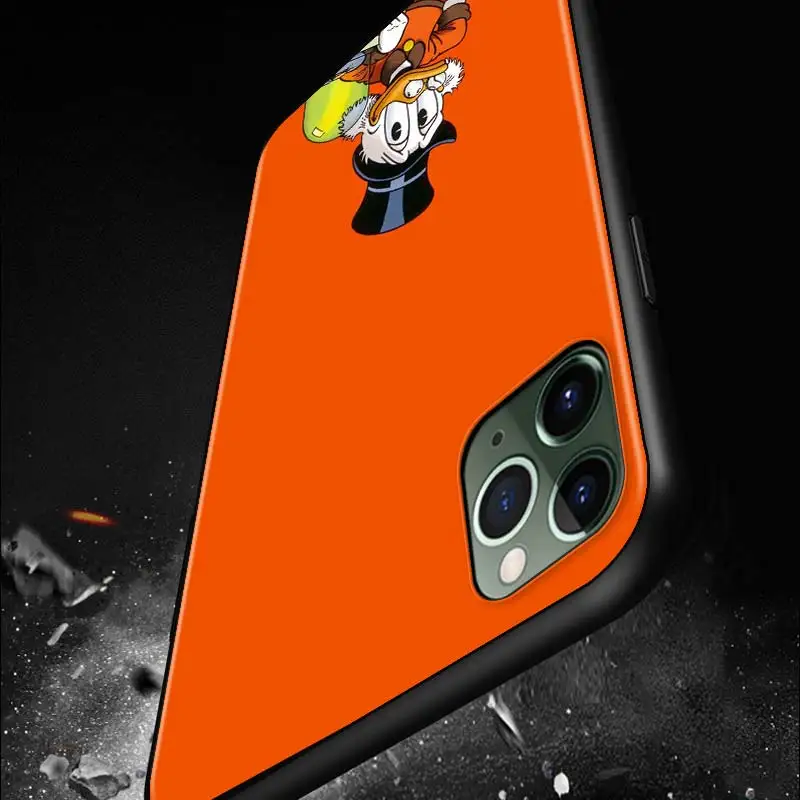 

Soft TPU Cover Disney Donald Duck for iPhone 12 11 SE XS XR X 7 8 6 5 S mini Plus Pro MAX 2020 Black Phone Case