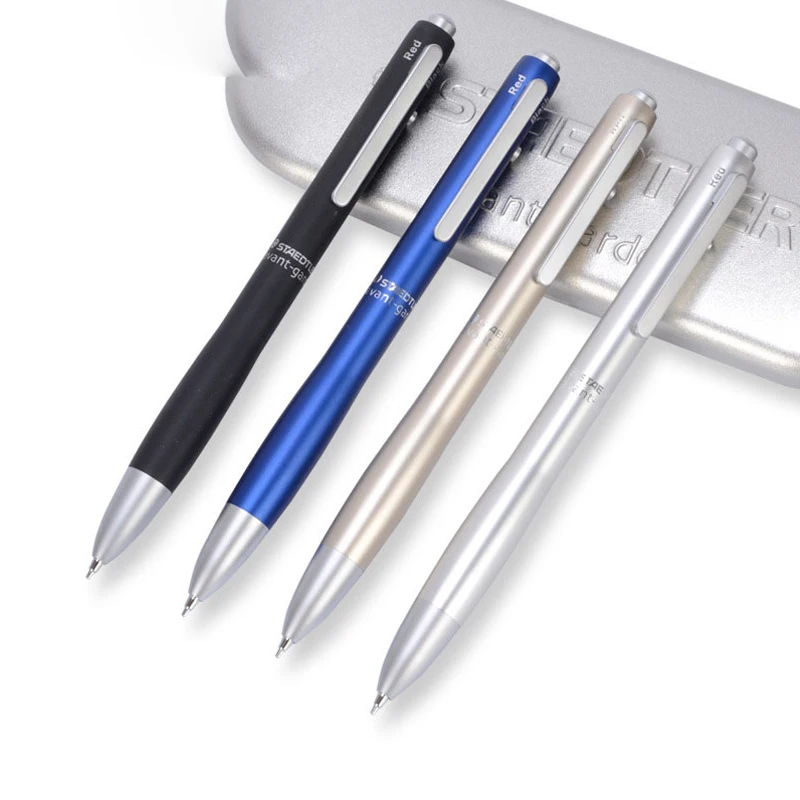 1 STAEDTLER Gravity Sensor Ballpoint Pen 927AG Business Pen 0.7mm Metal Aluminum Rod 4-in-1