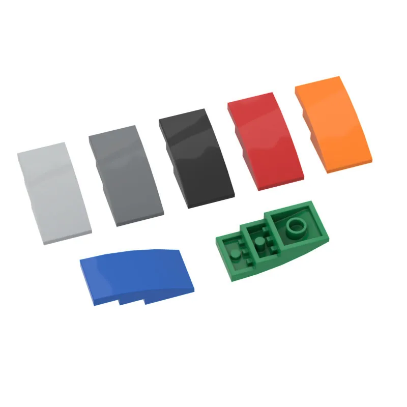 

10PCS Replaceable 93606 2X4 Curved Parts Building Blocks High-Tech Assemble Replace Bricks Toy For Children Gifts