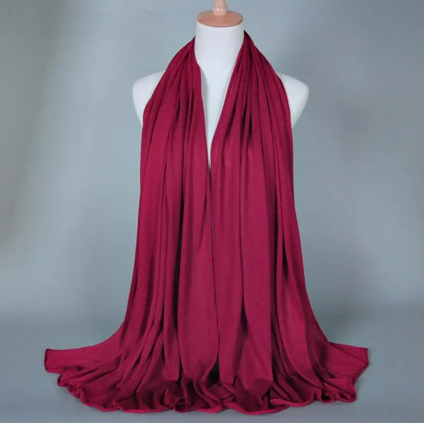 Hijabs мусульманская одежда женская Джерси-шарф платок стрейч хиджаб цельный