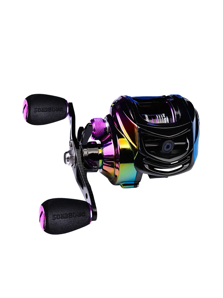 

9+1B Aurora Color Water Drop Wheel 7.2:1 Speed Ratio Bait Reel 10KG Sea Pole Wheel LUYA Pole Wheel FAR CASTING Scroll Fishing