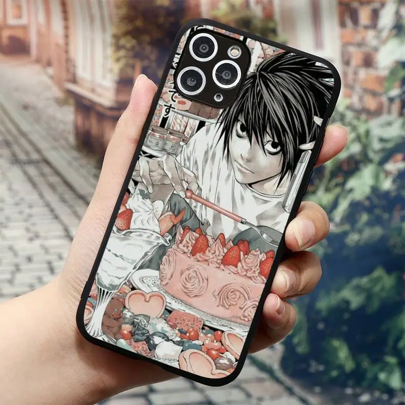 

Death Note Ryuk kira Phone Case for iPhone 11 12 mini pro XS MAX 8 7 6 6S Plus X 5S SE 2020 XR