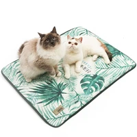 summer pet cooling mat for cat dogs floor sofa sleeping washable ice silk bed blanket dogs cold pad pets cushion accessories