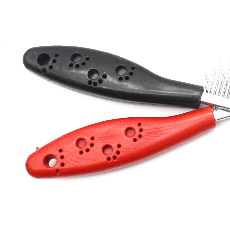 

Stainless Steel Dog Comb Pet Hair Removal Shedding Pin Combs For Cat Dog Cleaning Grooming Tool 19.5*3cm