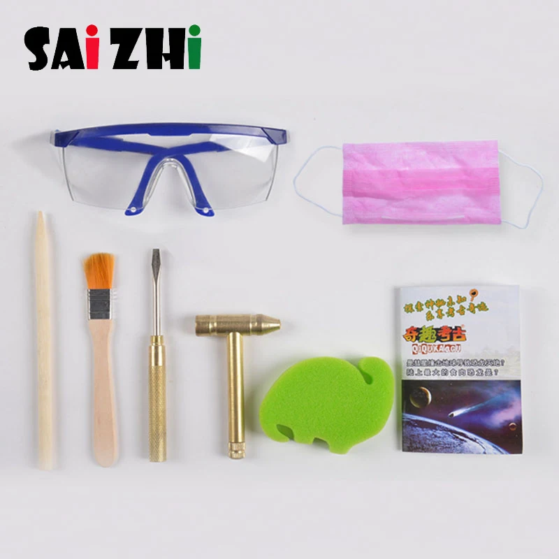 Набор ископаемого археологического копания Saizhi Discover Dinosaur археологические