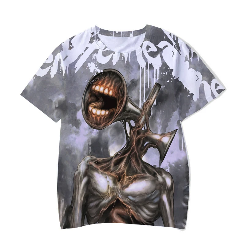 

2021 new summer alien print 3D movie t-shirt men's cool t-shirt tops men's street clothing cool t-shirt boys kids