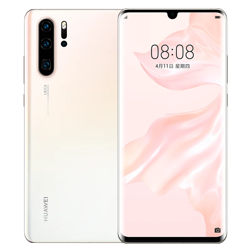 Мобильный телефон huawei P30 Pro, 8 ГБ, 128 ГБ, 6,47 дюймов, OLED экран, Kirin 980, четыре ядра, Android 9,0, NFC, 4200 мАч - Цвет: Pearl white