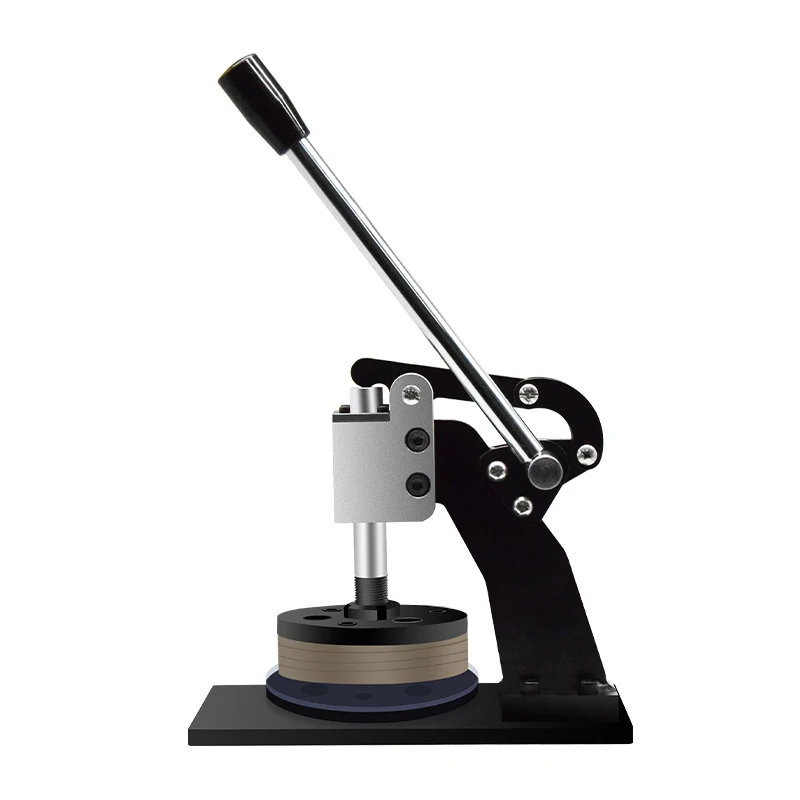 SMVAUONRound Sample Cutter Pressure Type Sampling Knife Hand Pressure Disc Sampler Brand Sample Collector Textile Fabric Machine