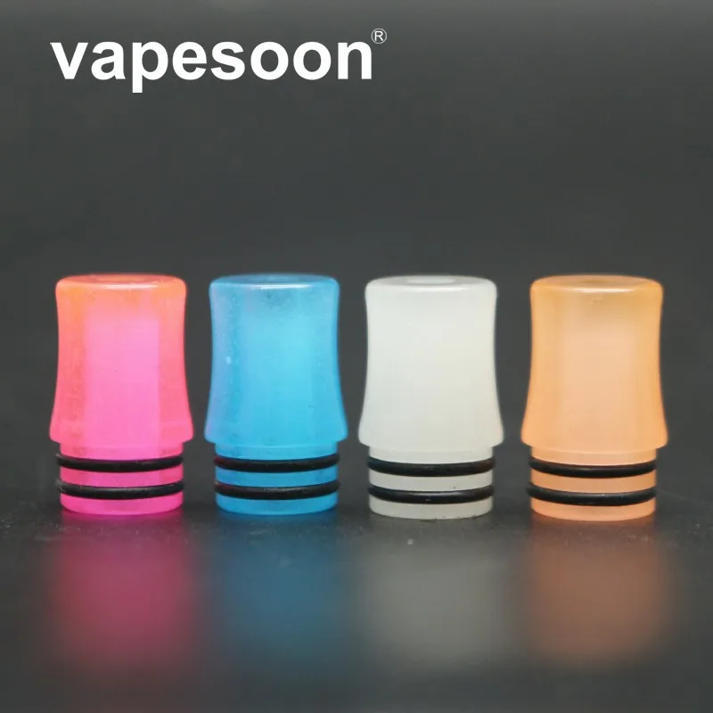 

10pcs Change Color design 510 Drip Tip Electronic Cigarette Resin 510 Drip Tip Mouthpiece for eGo 510 RDA RTA Atomizer