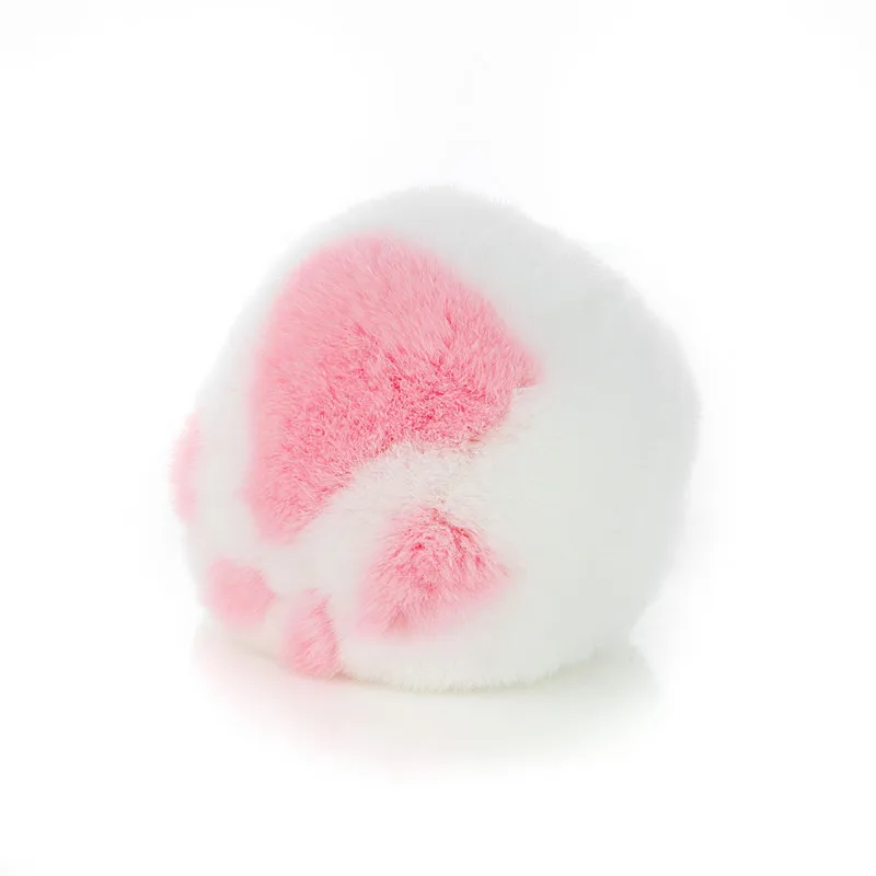 Настоящие волосы белый кошачий коготь Съемный Хвост Кролика анус вилка для