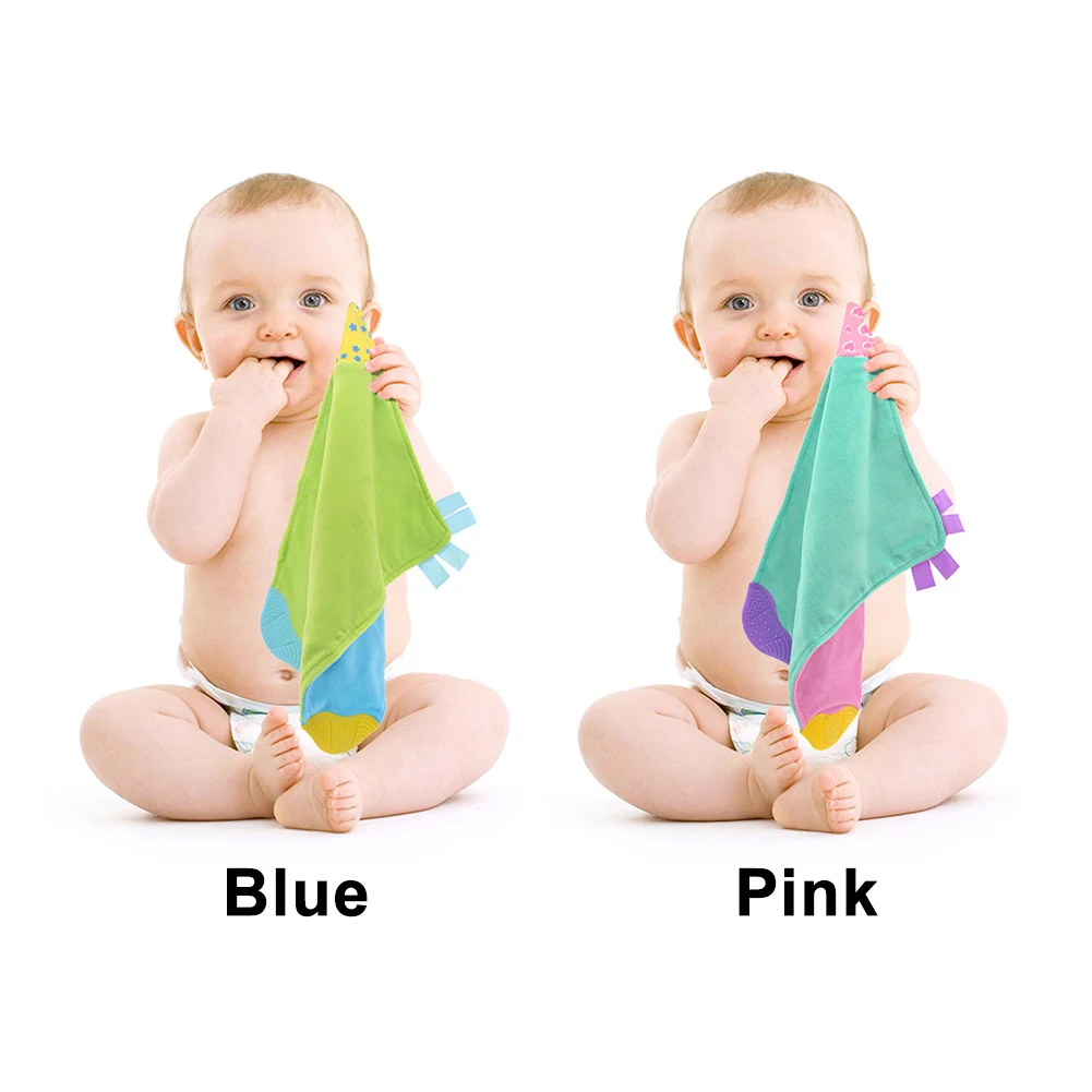 Плюшевая погремушка детское полотенце для прорезывания зубов прорезыватель