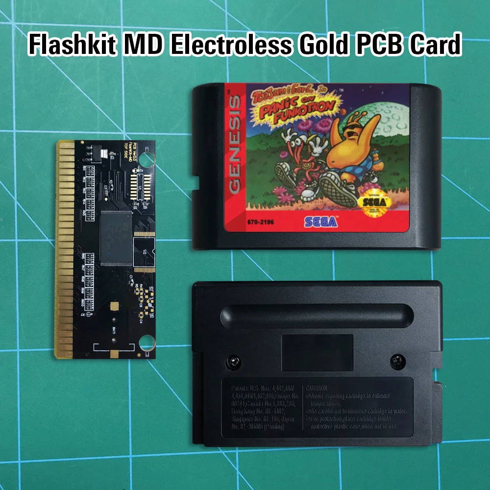 Игровой Картридж для консоли MegaDrive Genesis 16 бит с функцией включения Funcotron -Flashkit MD