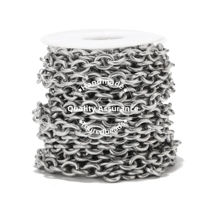 Цепочка Из Нержавеющей Стали для изготовления ювелирных изделий в стиле панк-рок