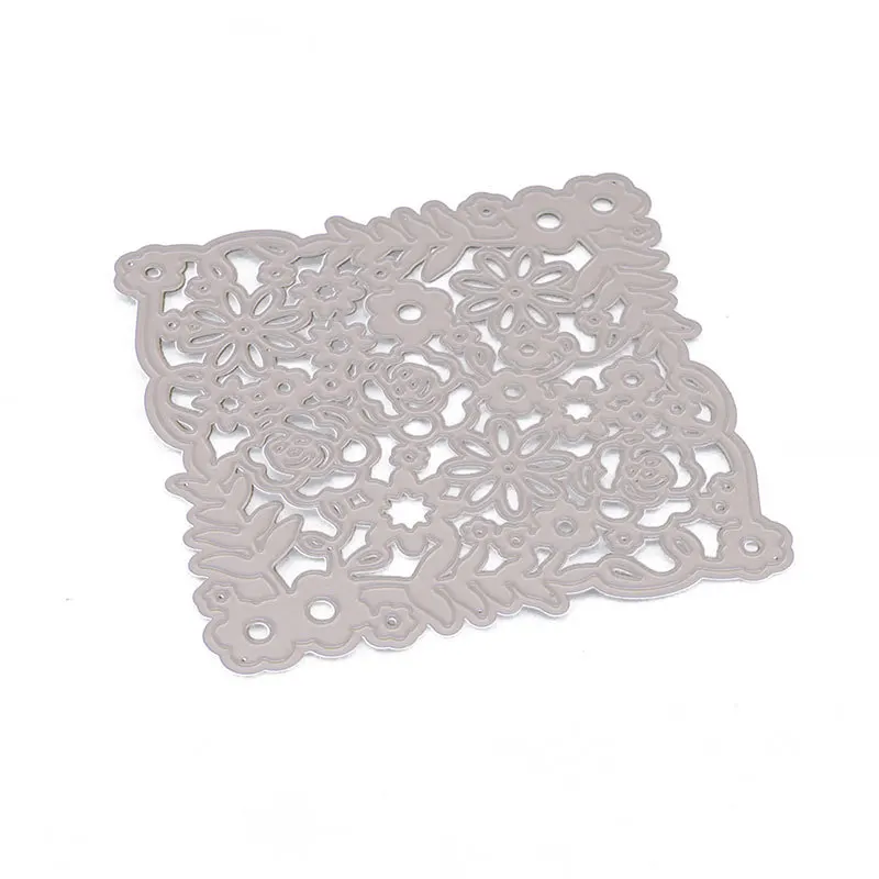 

Flower Frame Metal Metal Cutting Dies Scrapbook Paper Craft Knife Mould Stencils 2021 New Making Die Cuts 2021 New