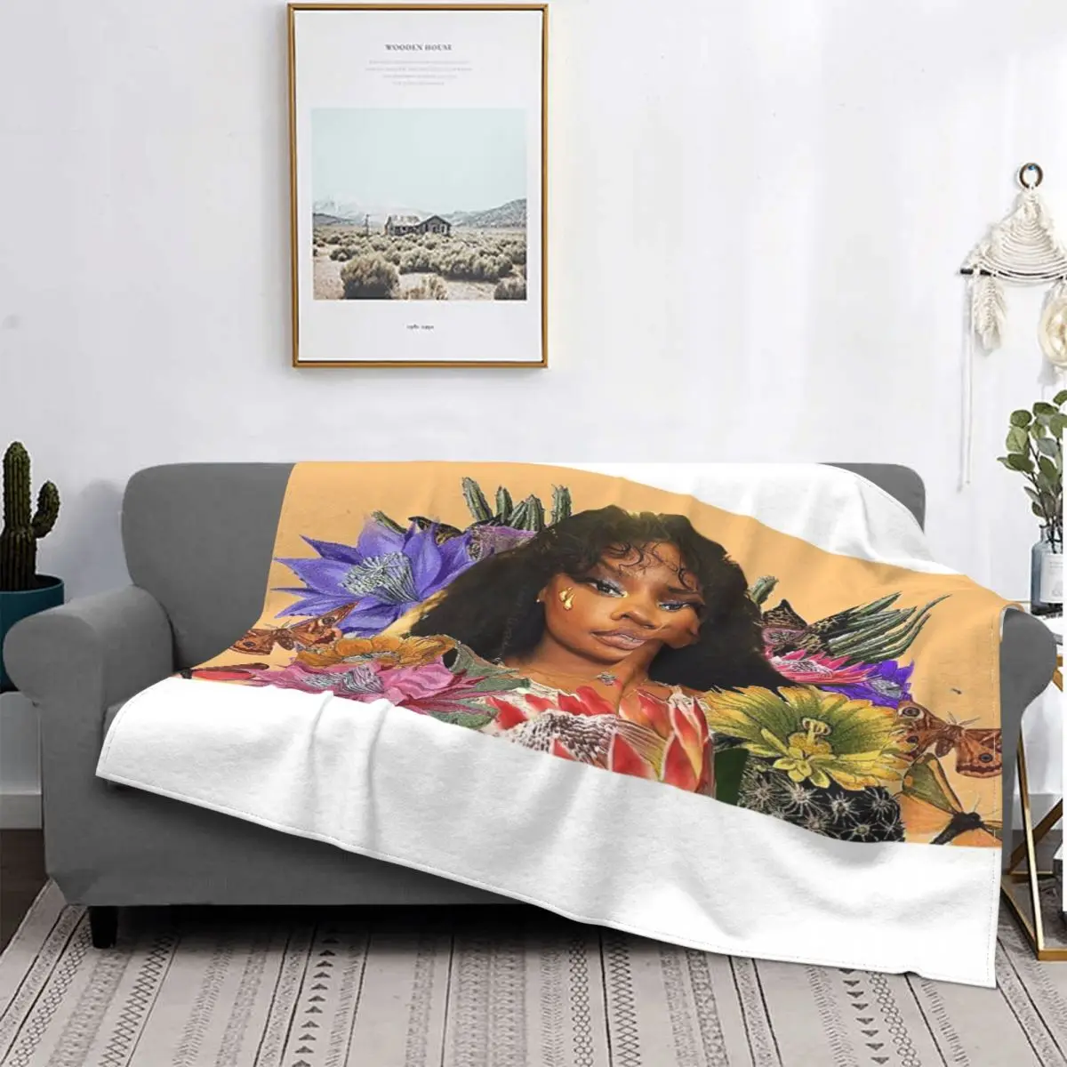 

Sza-2 mantas a cuadros para cama, cobertor de playa, manta de lana, ropa de cama de algodón