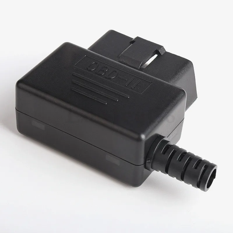 16pin OBD2 Male Connector Plug 90 Degree Right Angle J1962m with Snap Enclosures Diagnostic Cables Tool Car Adapter |