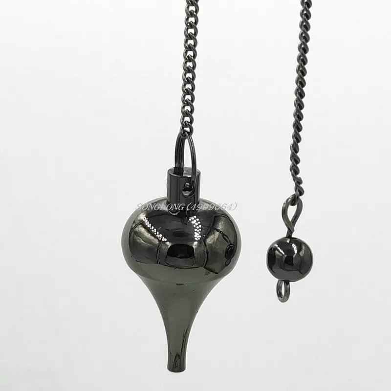Pendulum pendant Reiki Copper Pendulums for Dowsing Divination Wicca Chakra Reiki Healing Pyramid Pendant Chakra pendulo Amulet